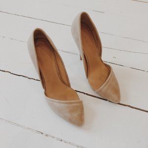 Softest leather LAMB heel / size 8